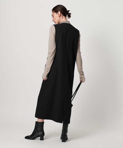BEAUTY&YOUTH UNITED ARROWS(ビューティーアンドユースユナイテッドアローズ)の「【WEB限定】ドレープツイル キーネックワンピース ウォッシャブル(ワンピース・レディース・グレー系/ネイビー/ブラック・FREE)」の20枚目の写真