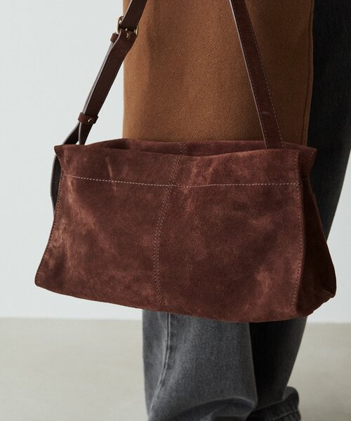 スエードショルダーバッグ（ショルダーバッグ）｜russet（ラシット）の