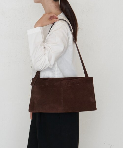 russet（ラシット）の「【再値下げ】スエードショルダーバッグ（ショルダーバッグ・レディース・ダークブラウン/イエロー/グレー・FREE）」の12枚目の写真