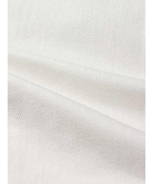 SUIT SQUARE（スーツスクエア）の「GOOVI タックテーパードパンツ ストレッチ（スラックス・メンズ・ホワイト系・1/2）」の8枚目の写真