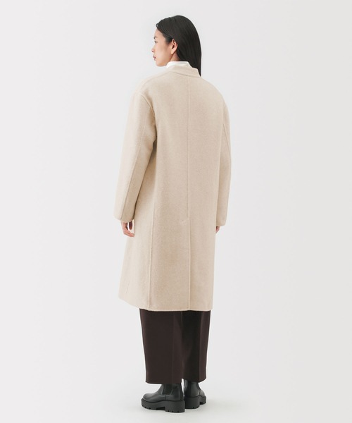 MUJI Labo〕婦人 カシミヤ混ダブルブレストコート（その他アウター