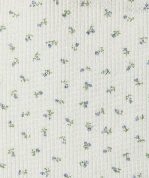 soduk(スドーク)の「flower t-shirt(Tシャツ/カットソー・レディース・グレー/ブラック/ホワイト・ONE SIZE)」の4枚目の写真