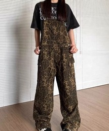 USG レオパードサロペット USG】レオパード柄オーバーオール 🖤 海外ガール好きには