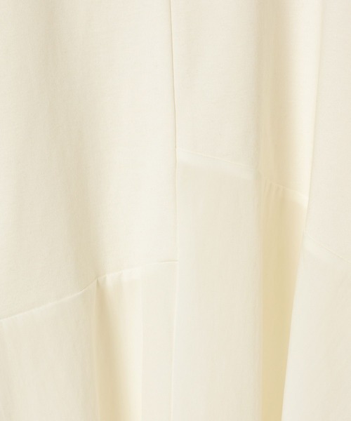 LEPSIM（レプシィム）の「異素材アシメ切り替え長袖チュニック　582454（Tシャツ/カットソー・レディース・ブラック/チャコールグレー/オフホワイト・FREE）」の12枚目の写真