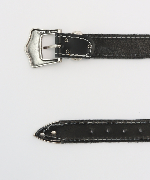 417 EDIFICE（フォーワンセブンエディフィス）の「CEINTURE TEXAS（ベルト・メンズ・ブラック/アイボリー・85/95）」の10枚目の写真