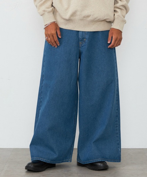 Lee(リー)の「Lee/リー【X-LINE】WIDEST JEANS/最も太いバギーデニムパンツ(デニムパンツ・メンズ・インディゴブルー/ブルー・SMALL/MEDIUM/X-LARGE/LARGE)」の19枚目の写真