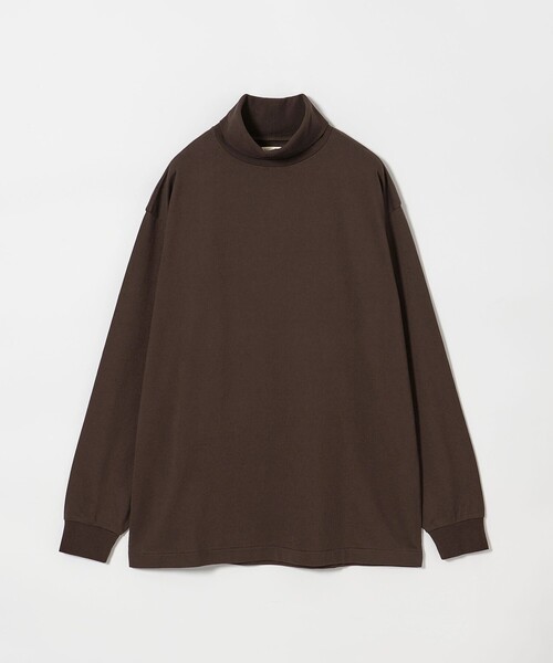 Steven Alan（スティーブンアラン）の「＜Steven Alan＞ 32 ジャージー タートルネック カットソー NARROW（Tシャツ/カットソー・メンズ・ブラック/その他1/ダークブラウン・XL/L/M/S）」の2枚目の写真