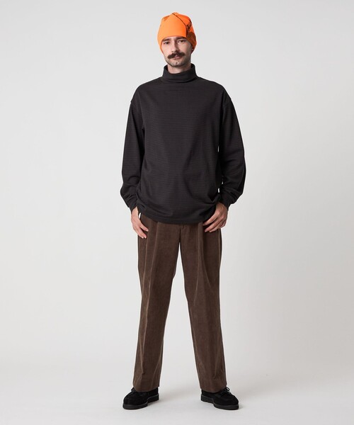 Steven Alan（スティーブンアラン）の「＜Steven Alan＞ 32 ジャージー タートルネック カットソー NARROW（Tシャツ/カットソー・メンズ・ブラック/その他1/ダークブラウン・XL/L/M/S）」の6枚目の写真