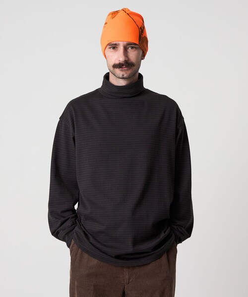 Steven Alan（スティーブンアラン）の「＜Steven Alan＞ 32 ジャージー タートルネック カットソー NARROW（Tシャツ/カットソー・メンズ・ブラック/その他1/ダークブラウン・XL/L/M/S）」の5枚目の写真