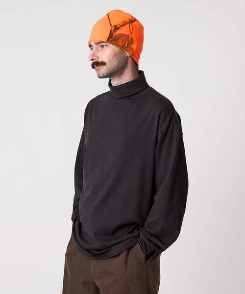 Steven Alan（スティーブンアラン）の「＜Steven Alan＞ 32 ジャージー タートルネック カットソー NARROW（Tシャツ/カットソー・メンズ・ブラック/その他1/ダークブラウン・XL/L/M/S）」の7枚目の写真