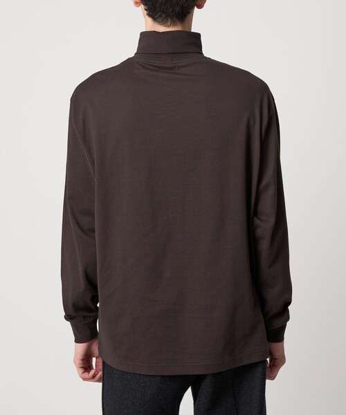Steven Alan（スティーブンアラン）の「＜Steven Alan＞ 32 ジャージー タートルネック カットソー NARROW（Tシャツ/カットソー・メンズ・ブラック/その他1/ダークブラウン・XL/L/M/S）」の11枚目の写真