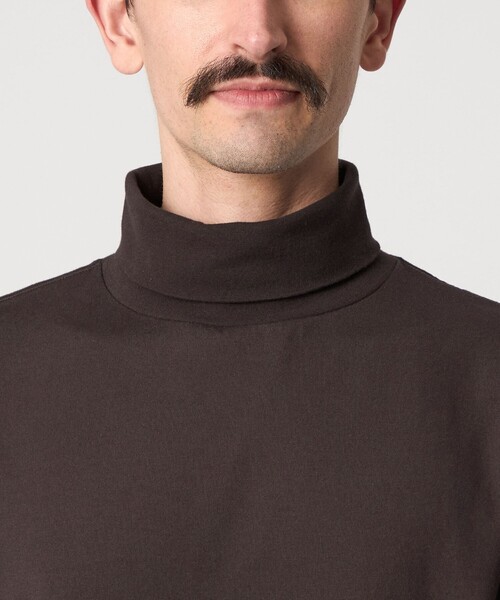 Steven Alan（スティーブンアラン）の「＜Steven Alan＞ 32 ジャージー タートルネック カットソー NARROW（Tシャツ/カットソー・メンズ・ブラック/その他1/ダークブラウン・XL/L/M/S）」の12枚目の写真