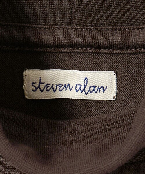Steven Alan（スティーブンアラン）の「＜Steven Alan＞ 32 ジャージー タートルネック カットソー NARROW（Tシャツ/カットソー・メンズ・ブラック/その他1/ダークブラウン・XL/L/M/S）」の21枚目の写真