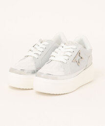 MUUM（ムーム）の「【MUUM】ムーム　厚底スターモチーフスニーカー　WX1802（スニーカー）」