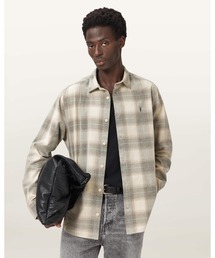ALLSAINTS（オールセインツ）の「YUKI RAMSKULL CHECK SHIRT | YUKI ラムスカル チャック シャツ（シャツ/ブラウス）」