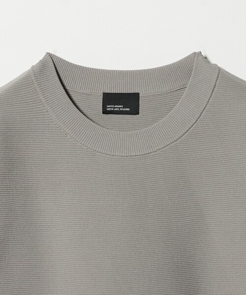 green label relaxing（グリーンレーベルリラクシング）の「【WEB限定】ガータークルー ニット（ニット/セーター・メンズ・ブラック/ワイン/ライトグレー・XL/L/S/M）」の12枚目の写真
