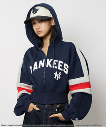 SPIRALGIRL（スパイラルガール）の「【MLB】配色ロゴZIPパーカー（パーカー）」