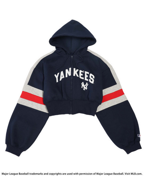 BACK TO THE FIELD（バック トゥー ザ フィールド）の「【MLB】配色ロゴZIPパーカー（パーカー・レディース・ネイビー/ブラック/ブラウン・FREE）」の16枚目の写真