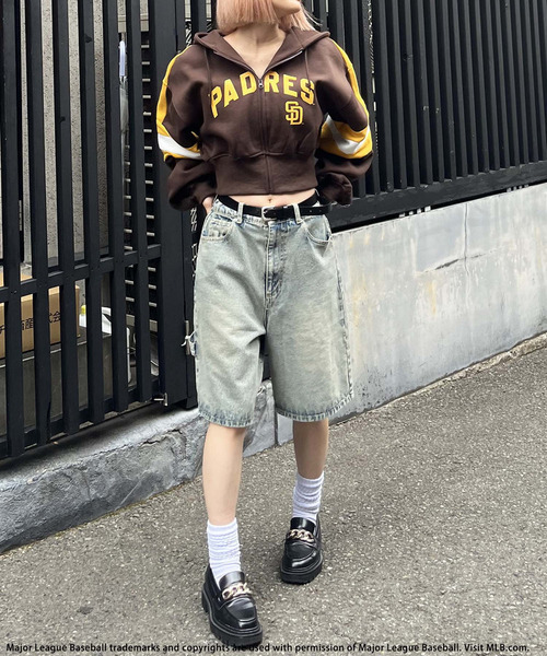 BACK TO THE FIELD（バック トゥー ザ フィールド）の「【MLB】配色ロゴZIPパーカー（パーカー・レディース・ネイビー/ブラック/ブラウン・FREE）」の20枚目の写真