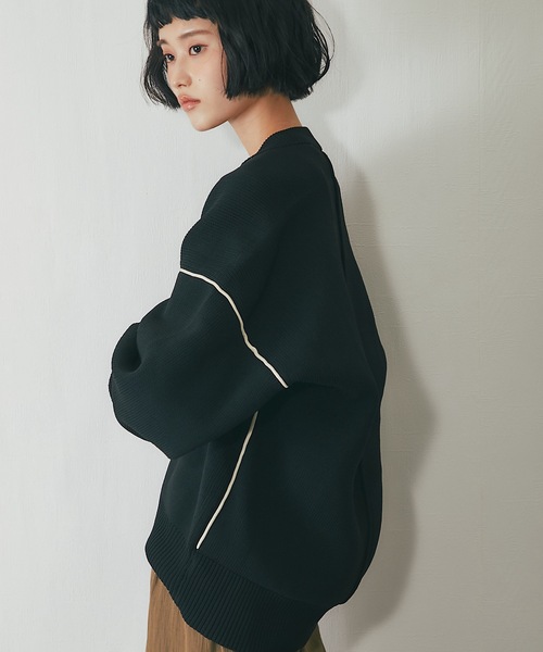 ANOTHER S（アナザーエス）の「ダンボールニットコクーンラインプル