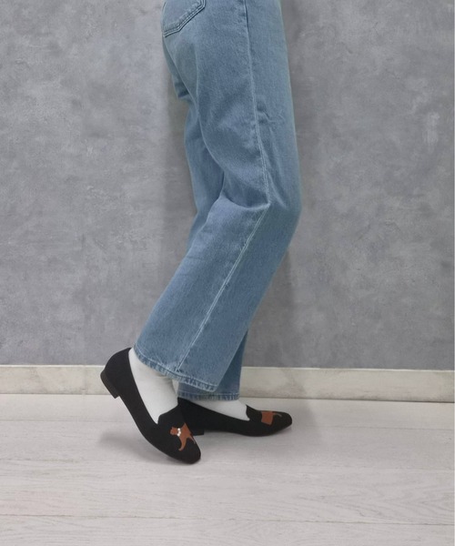 Bleu Bleuet(ブルーブルーエ)の「パールcatパンプス(パンプス・レディース・バーガンディー/ブラック・M/L)」の3枚目の写真