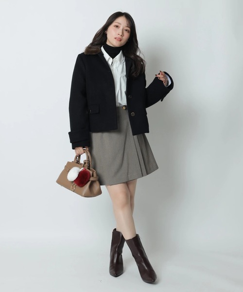Apuweiser-riche(アプワイザーリッシェ)の「ダブルラップスカート(スカート・レディース・ブラウン系その他・TALL/2/1/0)」の10枚目の写真
