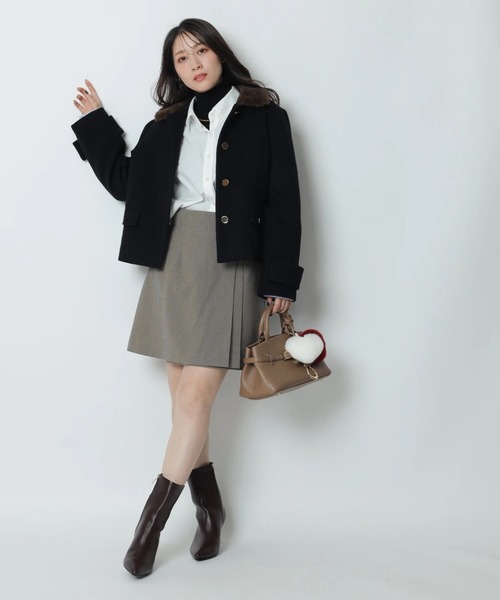 Apuweiser-riche(アプワイザーリッシェ)の「ダブルラップスカート(スカート・レディース・ブラウン系その他・TALL/2/1/0)」の12枚目の写真