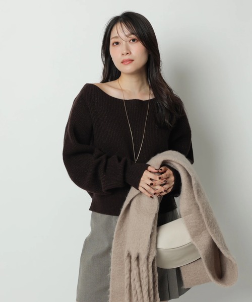 Apuweiser-riche(アプワイザーリッシェ)の「ダブルラップスカート(スカート・レディース・ブラウン系その他・TALL/2/1/0)」の17枚目の写真