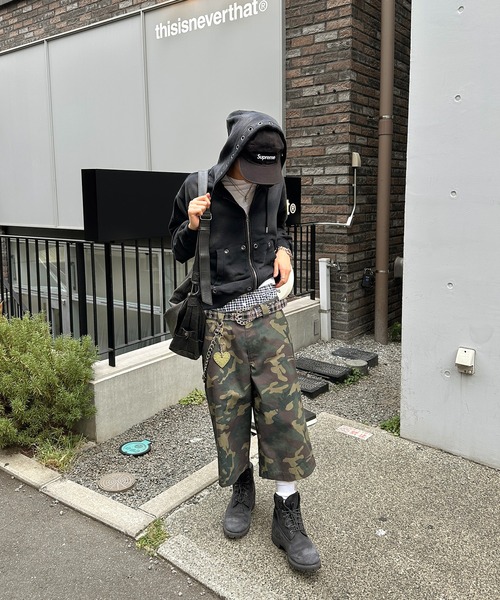 kutir(クティール)の「ASSORTED SUN FADED GROMMET ZIP HOODIE/アソートサンフェード加工ハトメジップフーディー(パーカー・メンズ・ネイビー/杢グレー/ブラック/カーキ・MEDIUM/LARGE)」の19枚目の写真