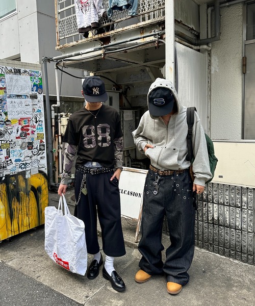 kutir(クティール)の「ASSORTED SUN FADED GROMMET ZIP HOODIE/アソートサンフェード加工ハトメジップフーディー(パーカー・メンズ・ネイビー/杢グレー/ブラック/カーキ・MEDIUM/LARGE)」の18枚目の写真