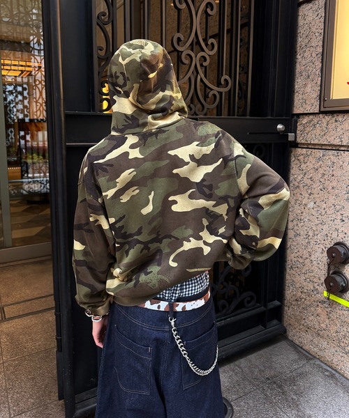 kutir(クティール)の「ASSORTED SUN FADED GROMMET ZIP HOODIE/アソートサンフェード加工ハトメジップフーディー(パーカー・メンズ・ネイビー/杢グレー/ブラック/カーキ・MEDIUM/LARGE)」の8枚目の写真