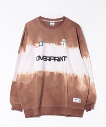 over print（オーバープリント）の「overprint/オーバープリント/SPACE DYE sweat shirts（スウェット）」