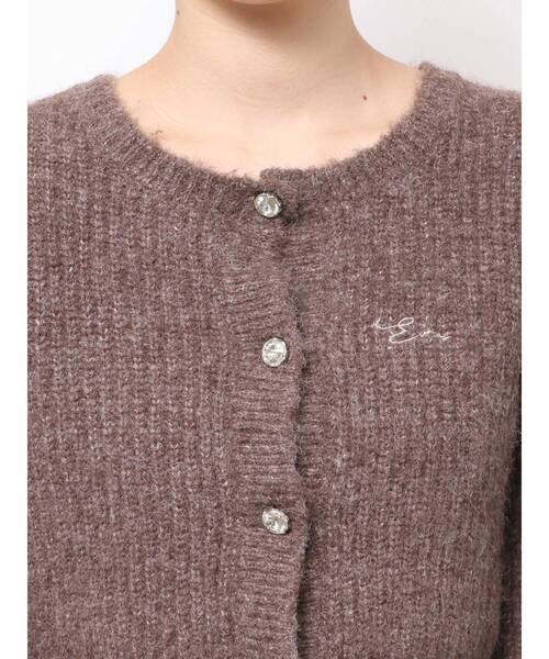 EVRIS（エヴリス）の「ワンポイントアンサンブルニットワンピース（ワンピース・レディース・ブラック/グリーン/ブラウン・FREE）」の10枚目の写真