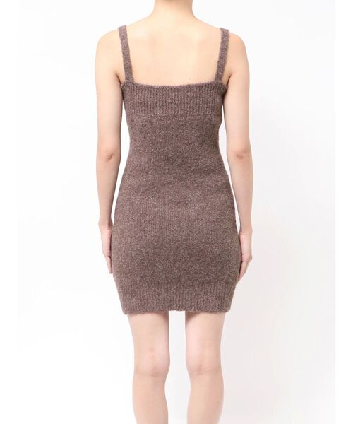 EVRIS（エヴリス）の「ワンポイントアンサンブルニットワンピース（ワンピース・レディース・ブラック/グリーン/ブラウン・FREE）」の15枚目の写真