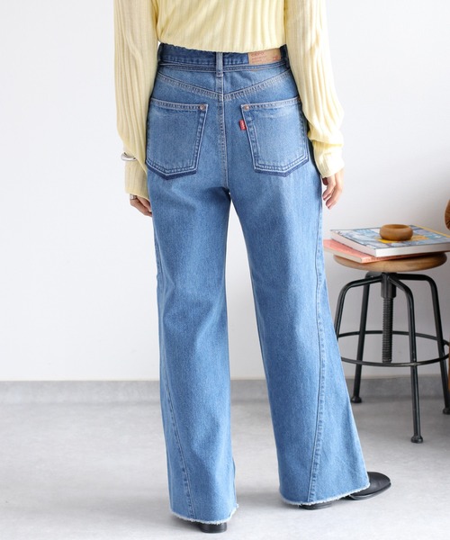 cepo(セポ)の「〈セットアップ対応〉バギーフレアーデニムパンツ(デニムパンツ・レディース・ブルー系2/ブルー系1・S/M/L)」の17枚目の写真