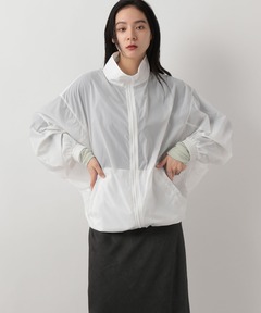 MECRE/メクル】デザインギャザーライトフーディーコート（ブルゾン