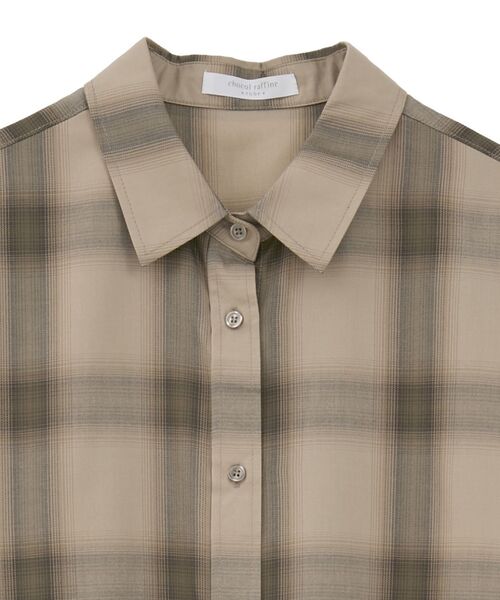 Green　Parks（グリーンパークス）の「ロングシャツワンピース（シャツワンピース・レディース・ベージュ系その他4/ブラック/ブラック系その他3・FREE）」の20枚目の写真