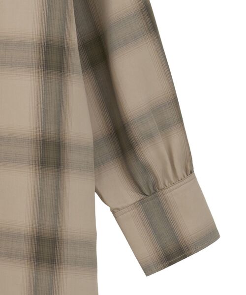 Green　Parks（グリーンパークス）の「ロングシャツワンピース（シャツワンピース・レディース・ベージュ系その他4/ブラック/ブラック系その他3・FREE）」の21枚目の写真