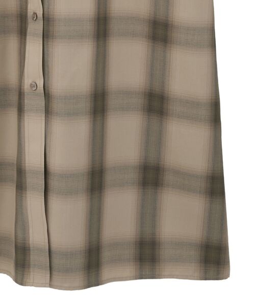 Green　Parks（グリーンパークス）の「ロングシャツワンピース（シャツワンピース・レディース・ベージュ系その他4/ブラック/ブラック系その他3・FREE）」の22枚目の写真