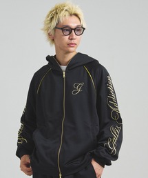 GALLIS ADDICTION | GA GOLD刺繍 HOOD-JERSEY(パーカー)