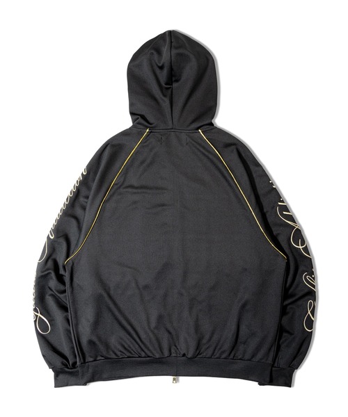 GALLIS ADDICTION（ガリスアディクション）の「GA GOLD刺繍 HOOD-JERSEY（パーカー・メンズ・ブラック/ホワイト・M/L）」の6枚目の写真