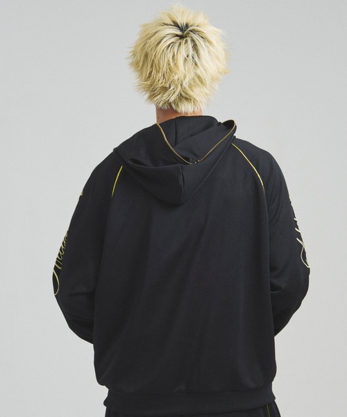GALLIS ADDICTION（ガリスアディクション）の「GA GOLD刺繍 HOOD-JERSEY（パーカー・メンズ・ブラック/ホワイト・M/L）」の20枚目の写真