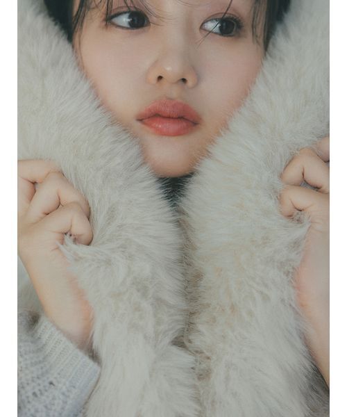 SNIDEL ホワイトファーケープコート　snidel SNIDEL｜ファーケープコート | Rakuten Fashion(楽天ファッション／旧