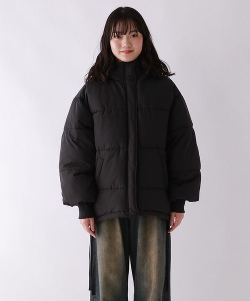 repipi armario（レピピ アルマリオ）の「【保温・軽量】エアサーマルフードブルゾン（ブルゾン・キッズ・アイボリー/ブラック/その他・SMALL/MEDIUM/LARGE）」の10枚目の写真