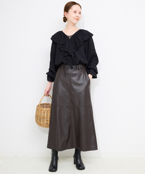 ラッフルレースブラウス Lajour｜ラッフルレースブラウス | Rakuten Fashion(楽天ファッション