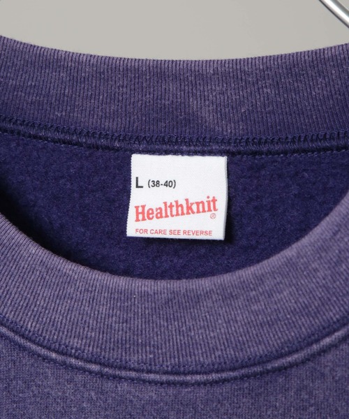 Healthknit(ヘルスニット)の「Healthknit/別注 Pigment Classic Sweat(Tシャツ/カットソー・メンズ・ブラック/モカ/ネイビー・L/M)」の8枚目の写真