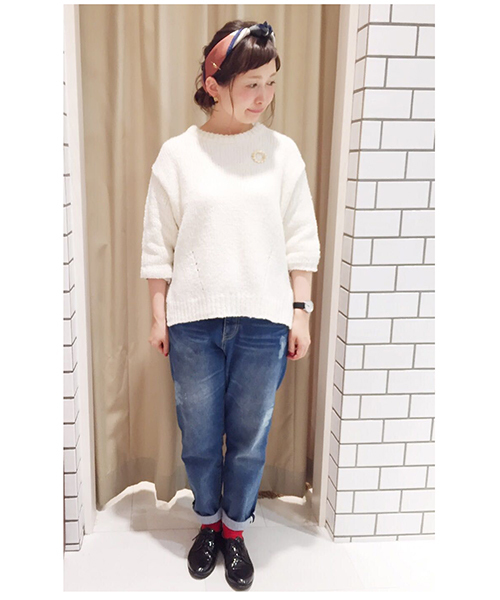 PUAL CE CIN（ピュアルセシン）の「セルヴィッチデニム（その他パンツ・レディース・ブルー/インディゴブルー・MEDIUM/SMALL）」の16枚目の写真