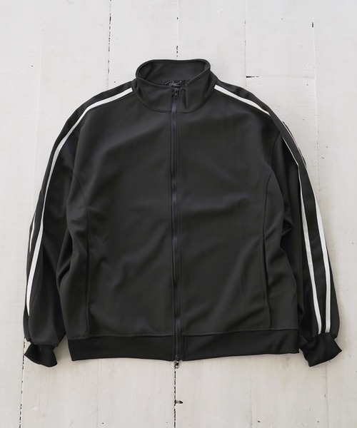 Beno（ビーノ）の「ライントラックジャケット（ブルゾン・メンズ・オートミール/ブラック・MEDIUM/LARGE/X-LARGE）」の7枚目の写真