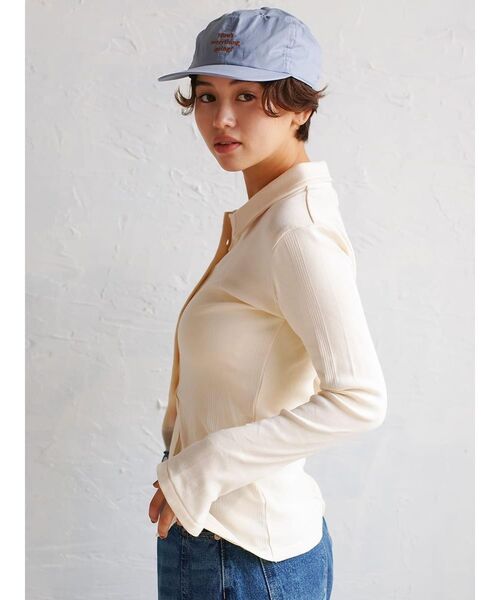FIKA.(フィーカ)の「Prib Cardigan(カーディガン/ボレロ・レディース・グレー系/アイボリー/ブラウン/ワインレッド/エンジ・FREE)」の17枚目の写真