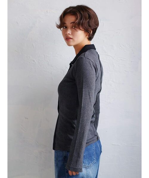 FIKA.(フィーカ)の「Prib Cardigan(カーディガン/ボレロ・レディース・グレー系/アイボリー/ブラウン/ワインレッド/エンジ・FREE)」の21枚目の写真